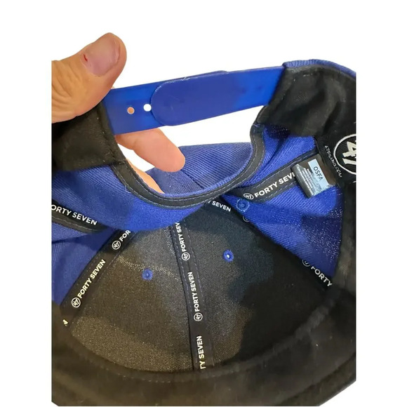 Los Angeles Dodgers Hat Cap 47 Brand Wool Blend Blue Adjustable Baseball MLB - Picture 6 of 7